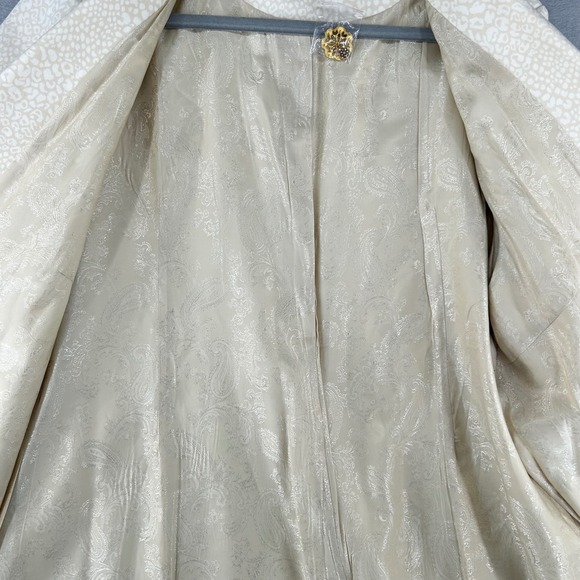 Soft Surroundings Leontine Ponte Animal Blazer Jacket Cream Womens Plus Size 2X - Picture 8 of 16